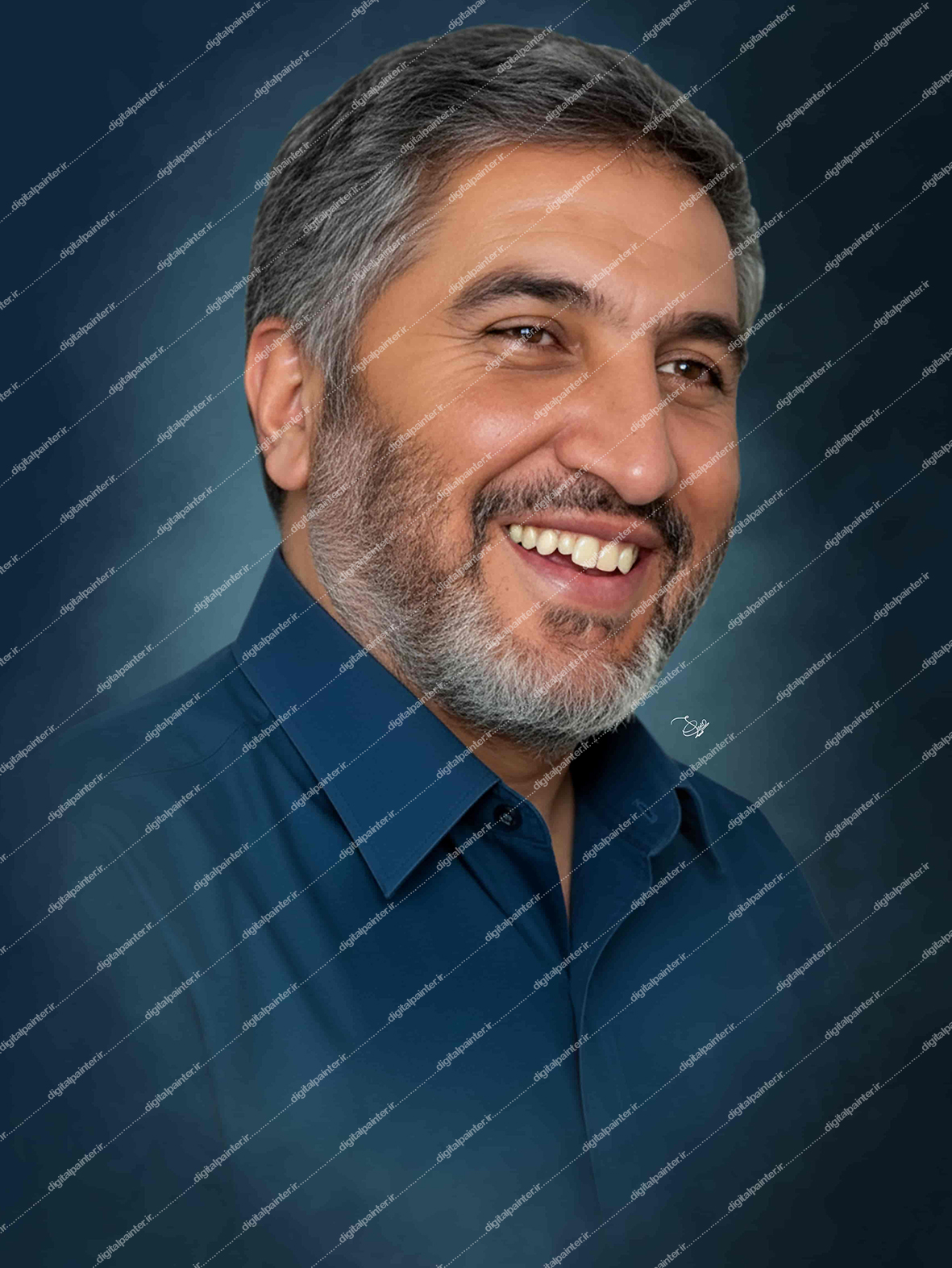 بازسازی عکس سردار شهید حاج احمد کاظمی