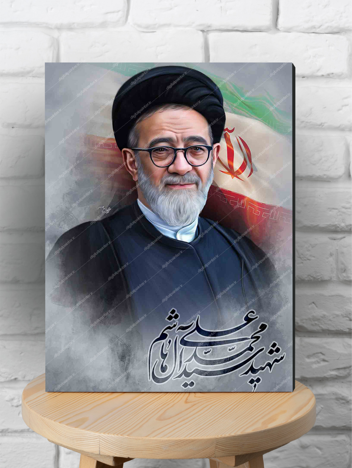 قاب شاسی نقاشی دیجیتال شهید ال هاشم