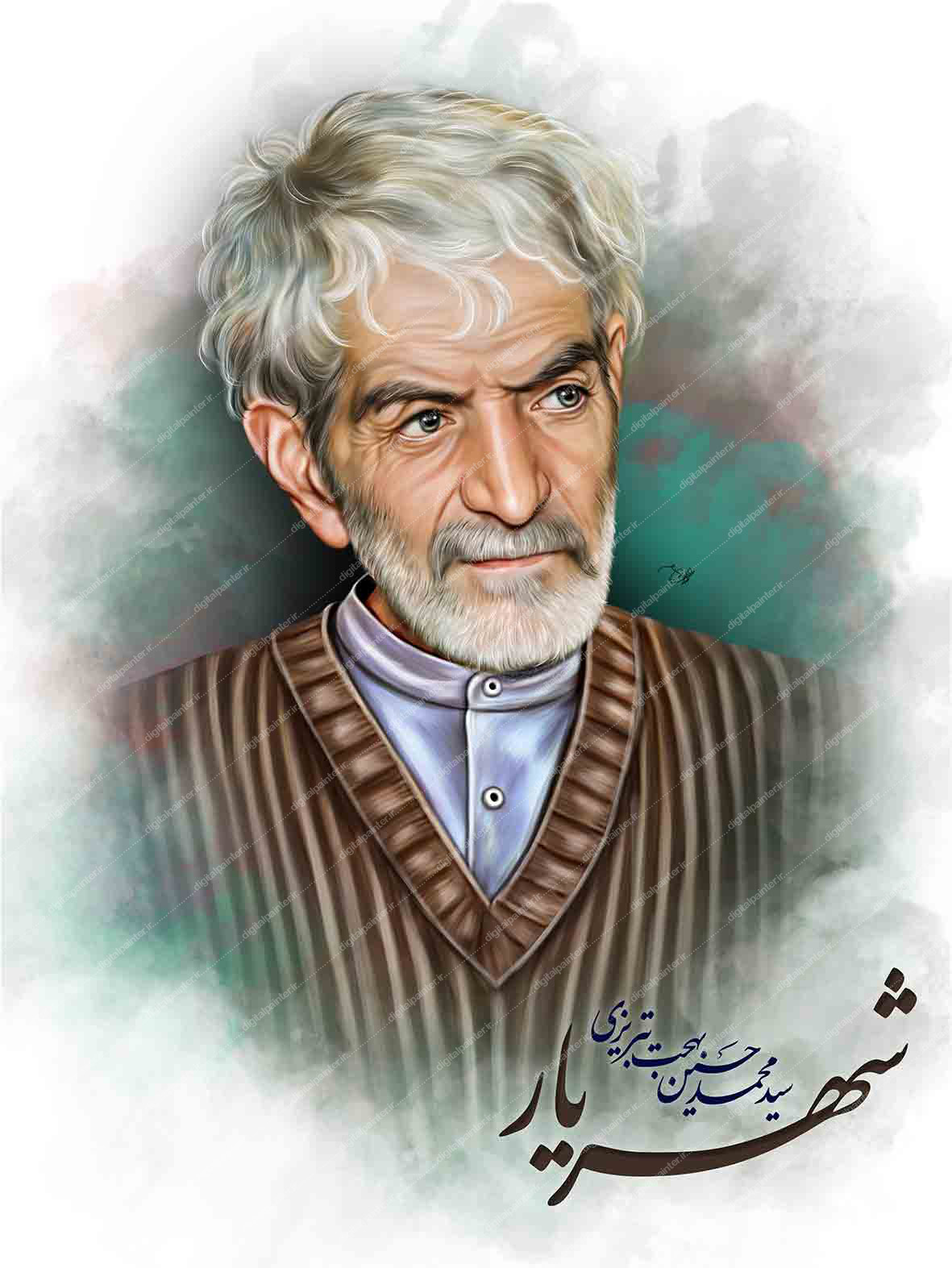 نقاشی دیجیتال استاد شهریار